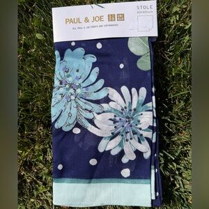 Paul & Joe x Uniqlo | Blue Floral Scarf